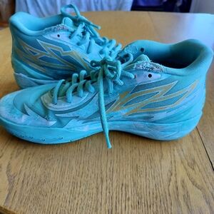 PUMA Mens Lamelo X Mb.02 Jade Basketball Sneakers Shoes - Men's 10.5